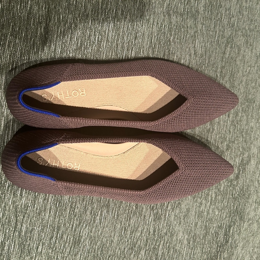 Rothy's Brown Flats Minimalist Design